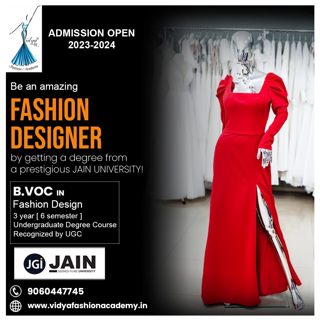 Vidya - Latest update - B.Voc in Fashion Design