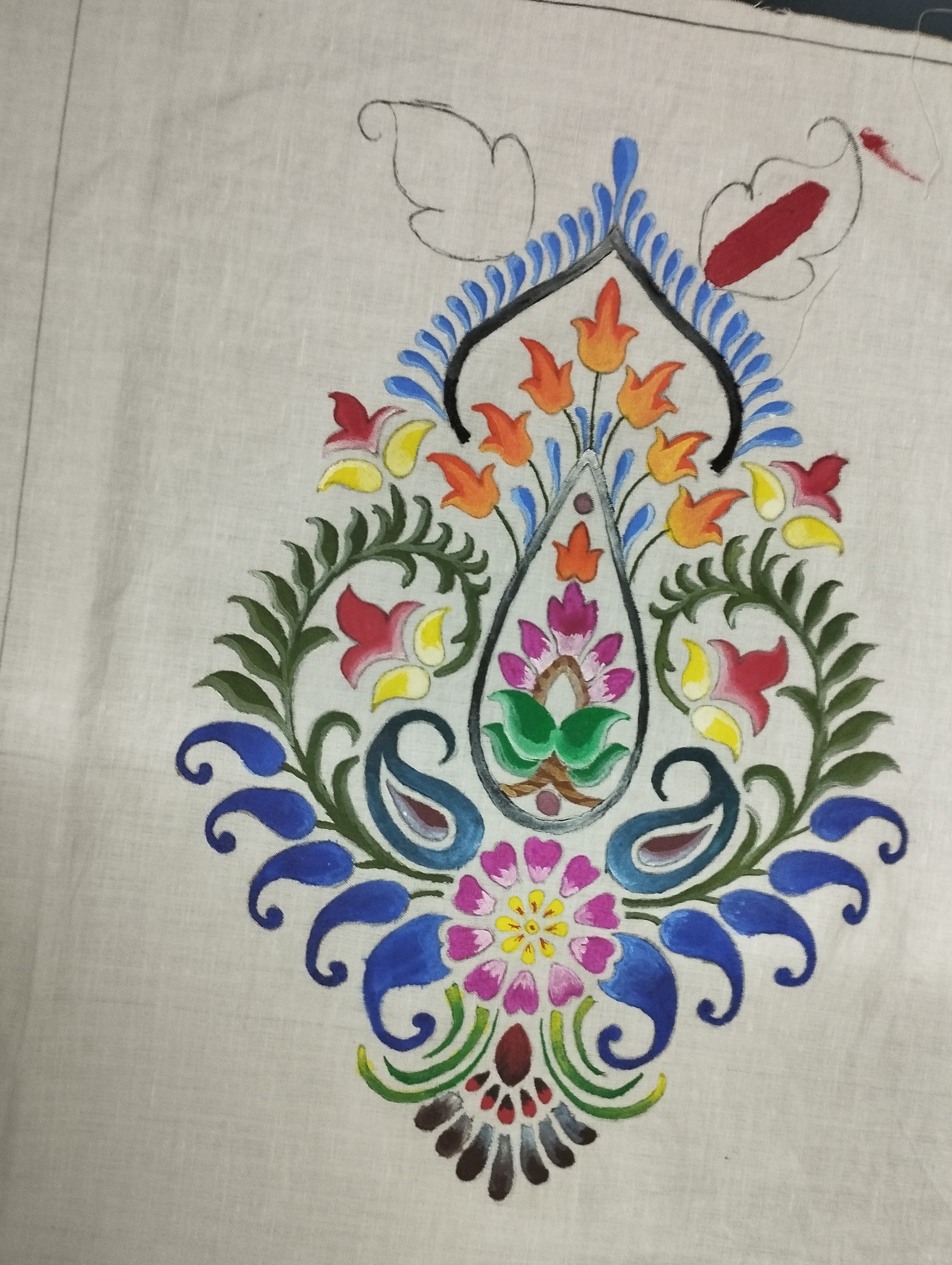 Vidya - Latest update - fashion fabric painting