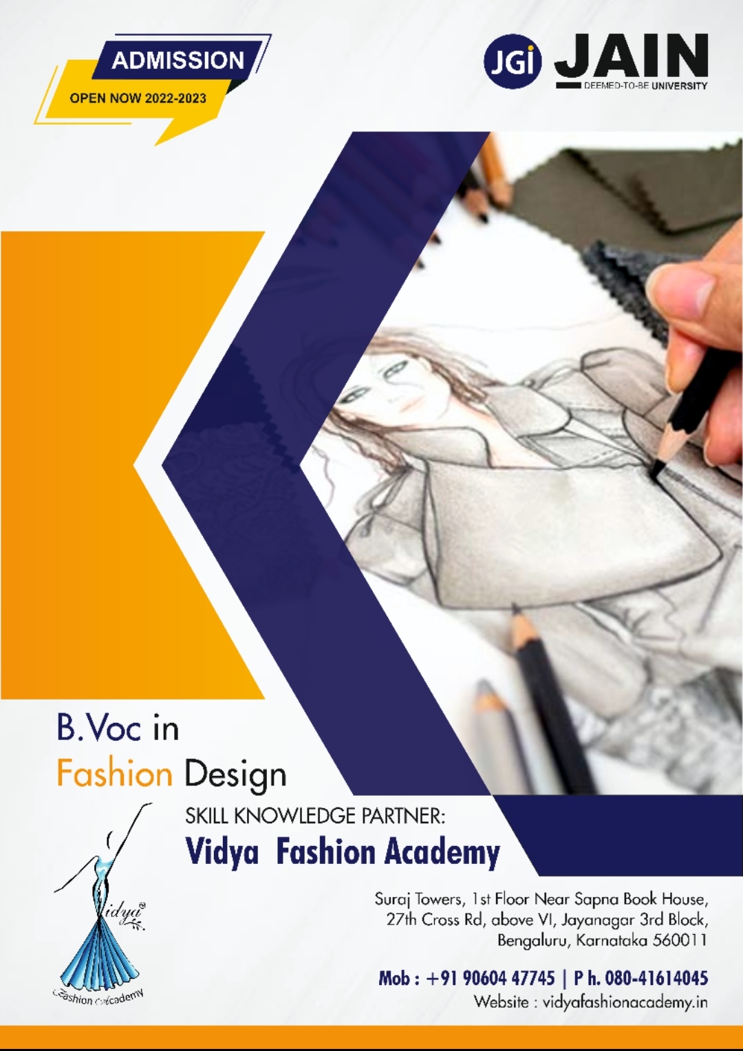 Vidya - Latest update - B.VOC IN FASHION DESIGNING